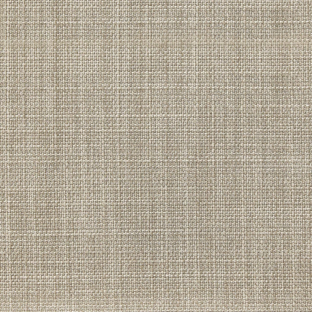 Amazon Basics Round Linen Ottoman with Storage, Tufted Upholstered Footstool for Living Room and Bedroom, 20" x 17", Linen Burlap Beige