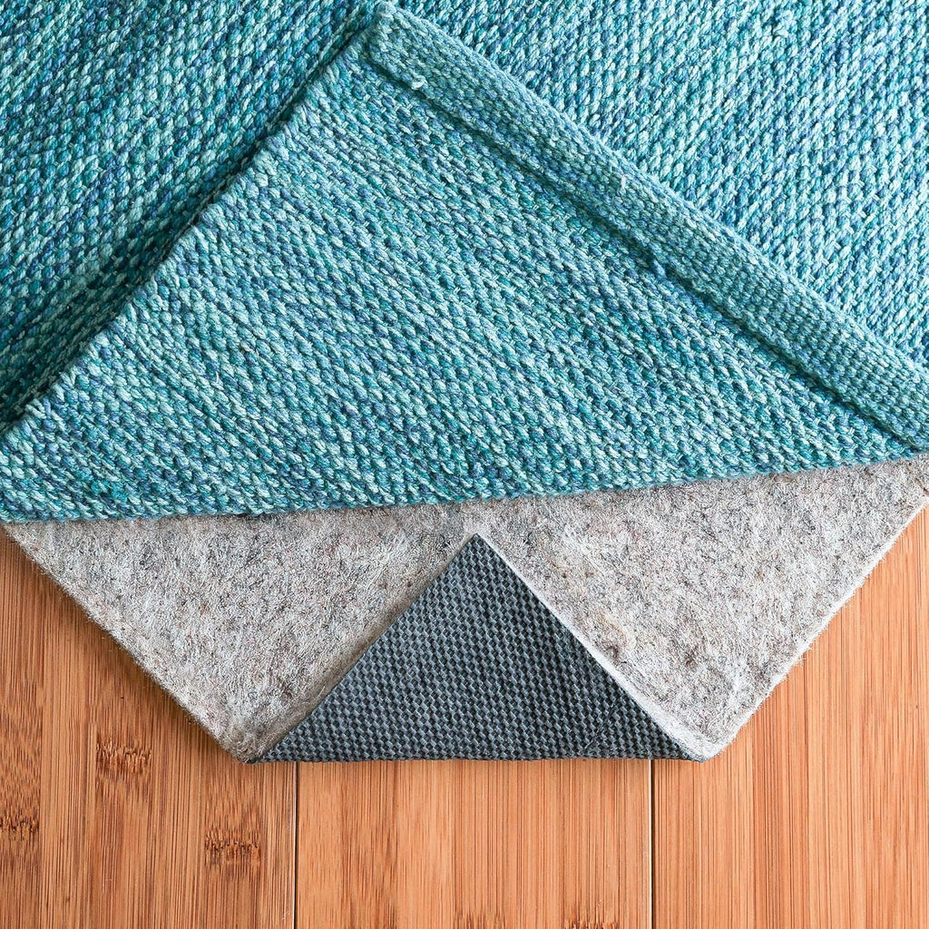 RUGPADUSA - Dual Surface - 7'10" x 9'10" - 1/8" Thick - Felt + Rubber - Non-Slip Backing Rug Pad - Adds Low-Profile Comfort and Protection