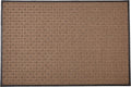 Kempf Water Retainer Entrance Mat, Indoor Outdoor Rubber Rug, Moisture Trapping, Absorbent Mat (4' X 6', Brown)