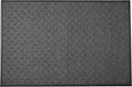 Kempf Water Retainer Entrance Mat, Indoor Outdoor Rubber Rug, Moisture Trapping, Absorbent Mat (4' X 6', Black)