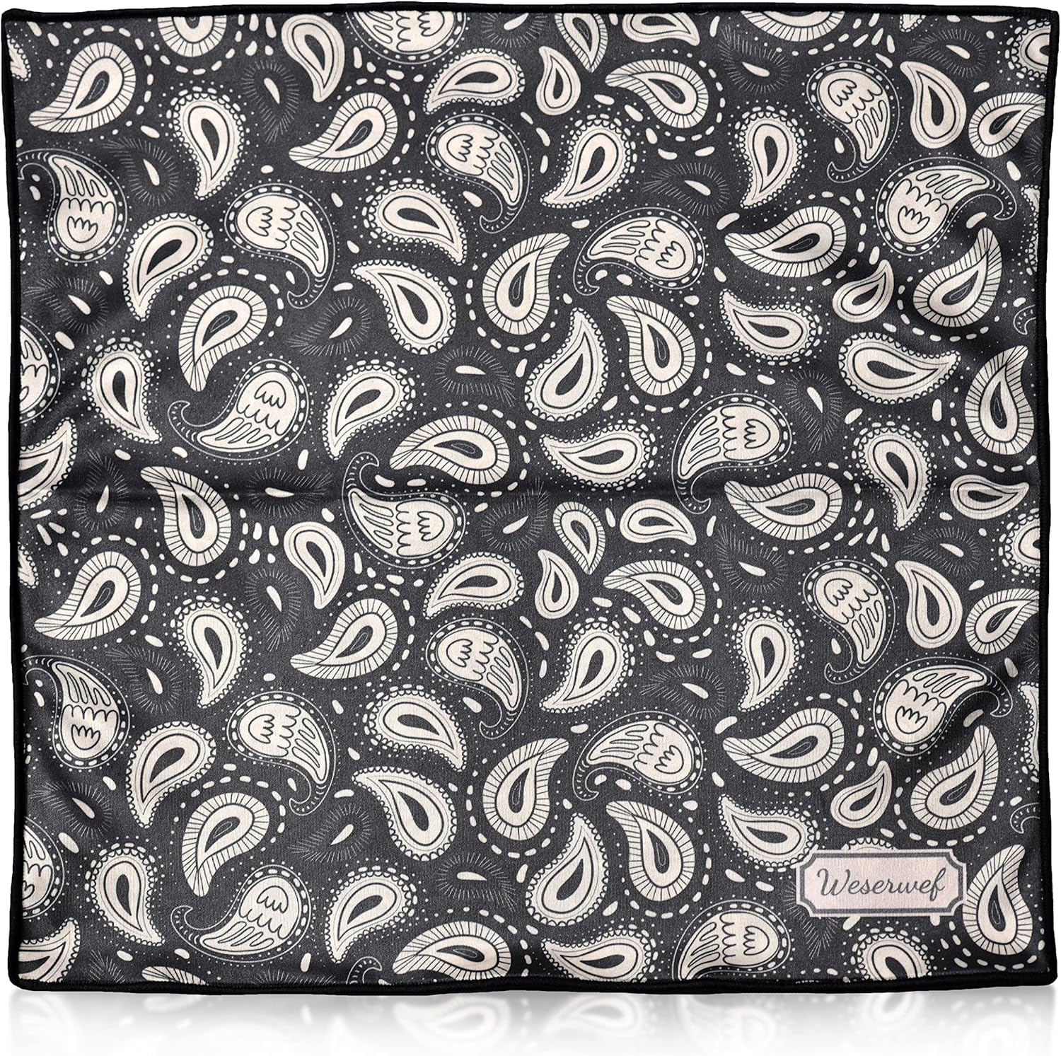 WESERWEF Design Microfiber Glasses Cleaning Cloth – Premium Cleaning Cloth for Eyeglasses, Screens, Tablets, Cameras & Lenses, 12" x 12", Ultra-Soft & Scratch-Free (Doodle)