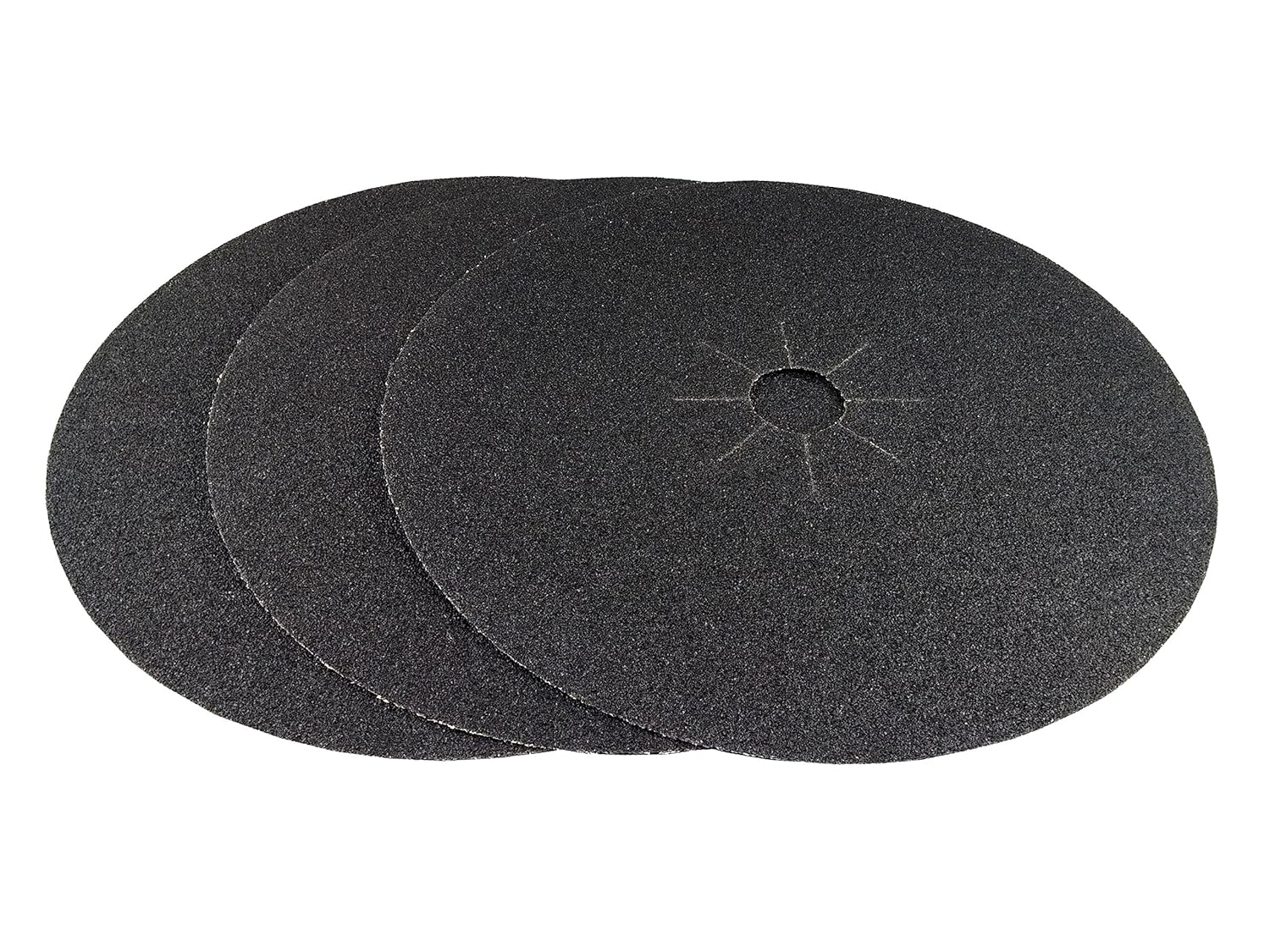 Starcke 16'' x 2'' Silicon Carbide Slotted Edger Floor Sanding Discs (10 Pack, 40 Grit)