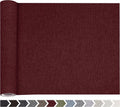 Fine Linen Fabric Patches, Self-Adhesive, Extra Large 12x40 Inch, Multi Color, for Sofa & Clothes Repair (Burgundy)