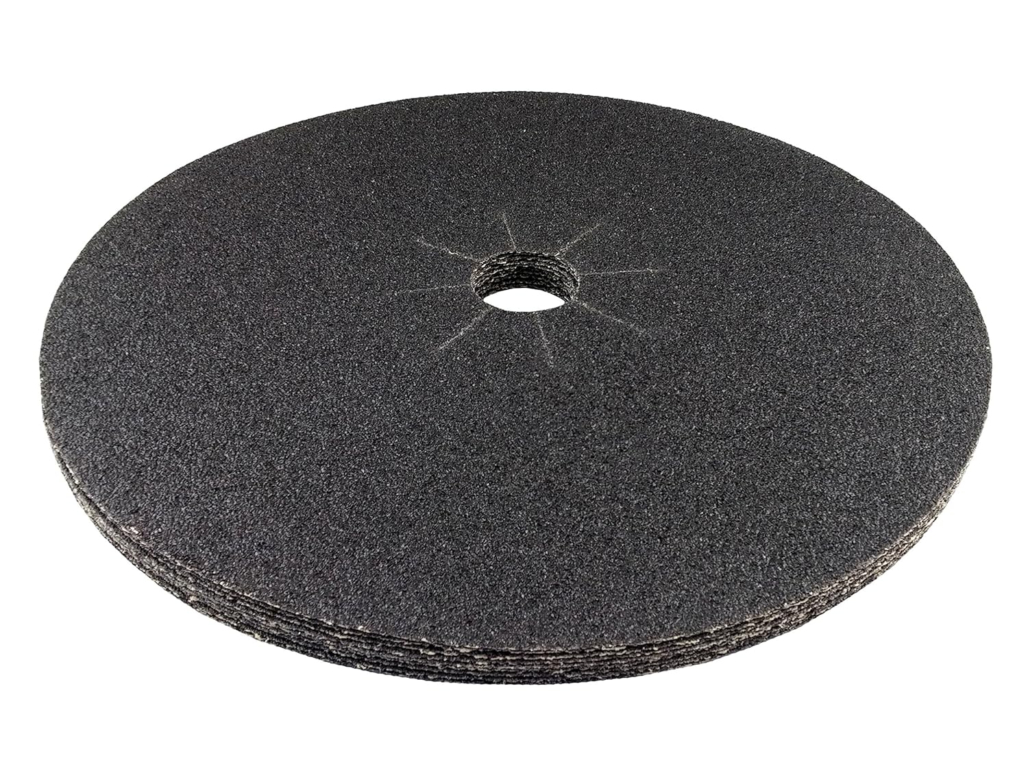 Starcke 16'' x 2'' Silicon Carbide Slotted Edger Floor Sanding Discs (10 Pack, 40 Grit)