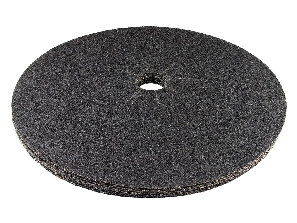 Starcke 16'' x 2'' Silicon Carbide Slotted Edger Floor Sanding Discs (10 Pack, 50 Grit)