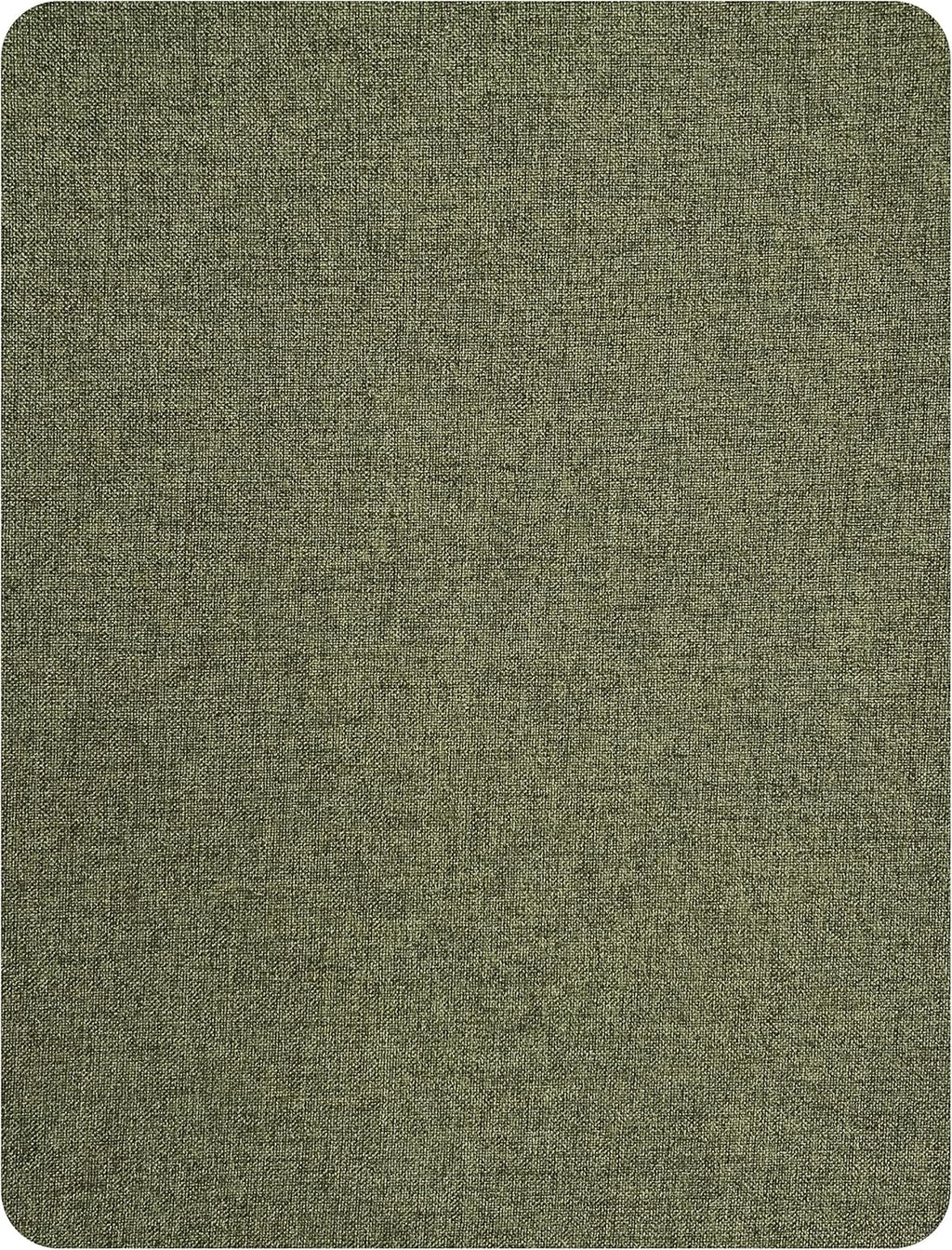 KING MOUNTAIN Fine Linen Repair Patches, Self-Adhesive Linen Fabric Patches, 8X11 inch Extra Size, Multi Color, Can be Used for Linen Sofa Repair and Linen Clothes Repair(Grass Green,8" x 11")